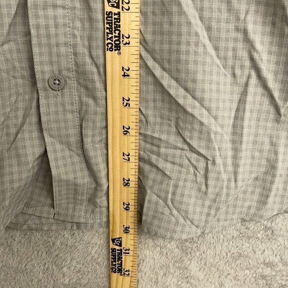 NWOT  Orvis Men's XL Gray Plaid Short Sleeve Outdoor Fishing Shirt Button down - Picture 3 of 8